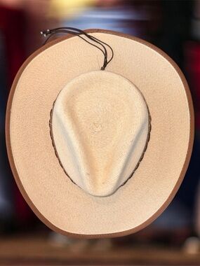 Classic Men’s Straw Western Hat - Natural